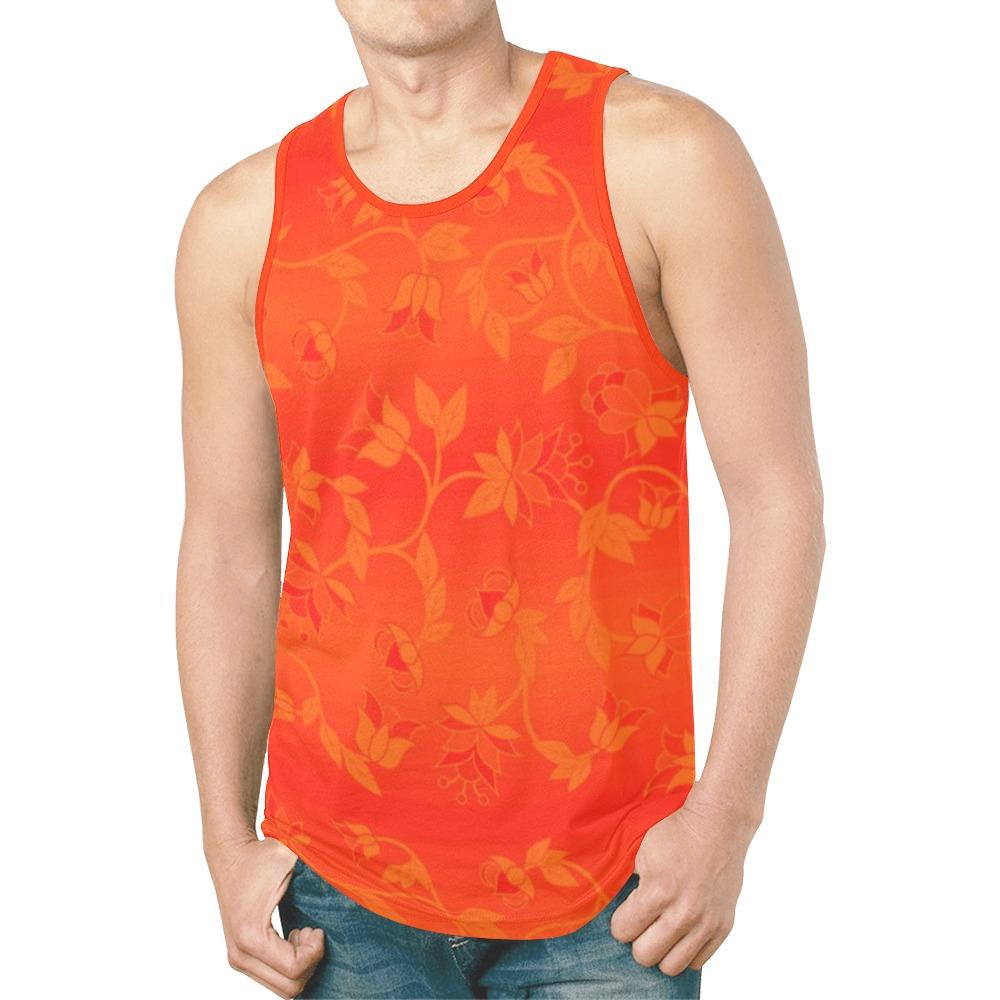 Orange Days Orange New All Over Print Tank Top for Men (Model T46) New All Over Print Tank Top for Men (T46) e-joyer 