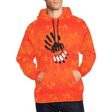 Load image into Gallery viewer, Orange Days Orange Orange A feather for each All Over Print Hoodie for Men (USA Size) (Model H13) All Over Print Hoodie for Men (H13) e-joyer 
