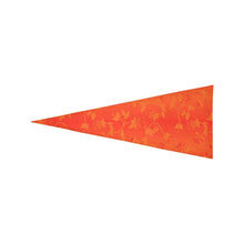 Load image into Gallery viewer, Orange Days Orange Trigonal Garden Flag 30&quot;x12&quot; Trigonal Garden Flag 30&quot;x12&quot; e-joyer 
