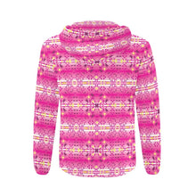 Load image into Gallery viewer, Pink Star All Over Print Full Zip Hoodie for Men (Model H14) hoodie e-joyer 
