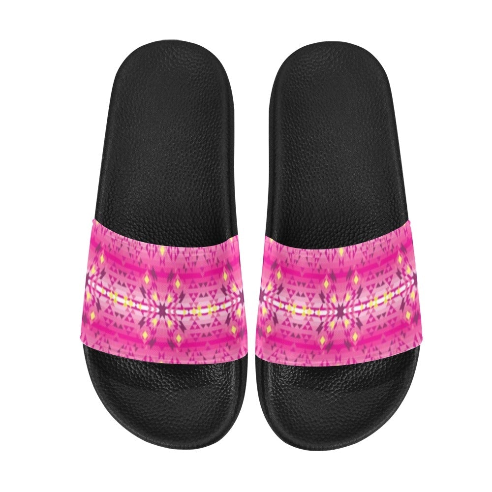 Pink Star Slide Sandals by 49 Dzine