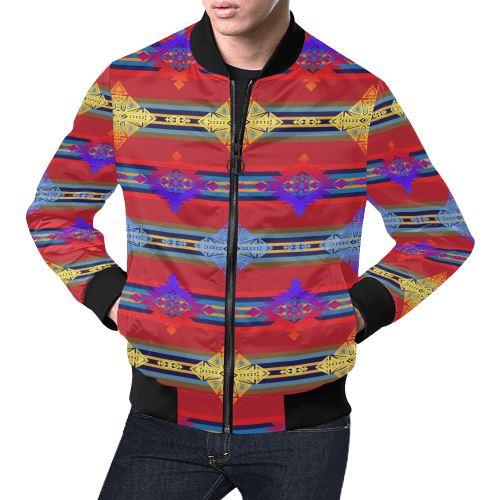 Plateau Gathering All Over Print Bomber Jacket for Men/Large Size (Model H19) All Over Print Bomber Jacket for Men/Large (H19) e-joyer 