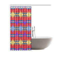 Load image into Gallery viewer, Plateau Gathering Shower Curtain 60&quot;x72&quot; Shower Curtain 60&quot;x72&quot; e-joyer 
