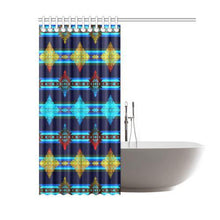 Load image into Gallery viewer, Plateau Night Shower Curtain 60&quot;x72&quot; Shower Curtain 60&quot;x72&quot; e-joyer 
