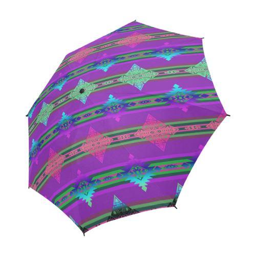 Plateau Quillwork Semi-Automatic Foldable Umbrella Semi-Automatic Foldable Umbrella e-joyer 