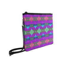 Load image into Gallery viewer, Plateau Quillwork Slim Clutch Bag (Model 1668) Slim Clutch Bags (1668) e-joyer 
