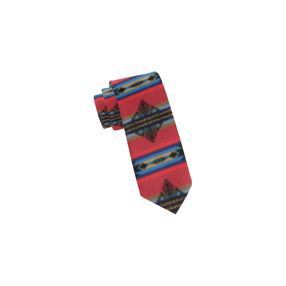 Plateau Ride Classic Necktie (Two Sides) Classic Necktie e-joyer 