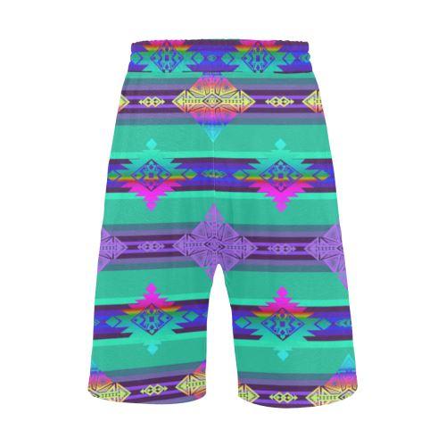 Plateau Riverrun Men's All Over Print Casual Shorts (Model L23) Men's Casual Shorts (L23) e-joyer 