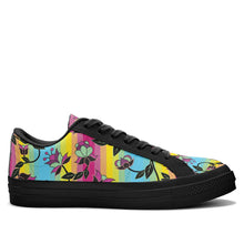 Load image into Gallery viewer, Powwow Carnival Aapisi Low Top Canvas Shoes Black Sole aapisi Herman 
