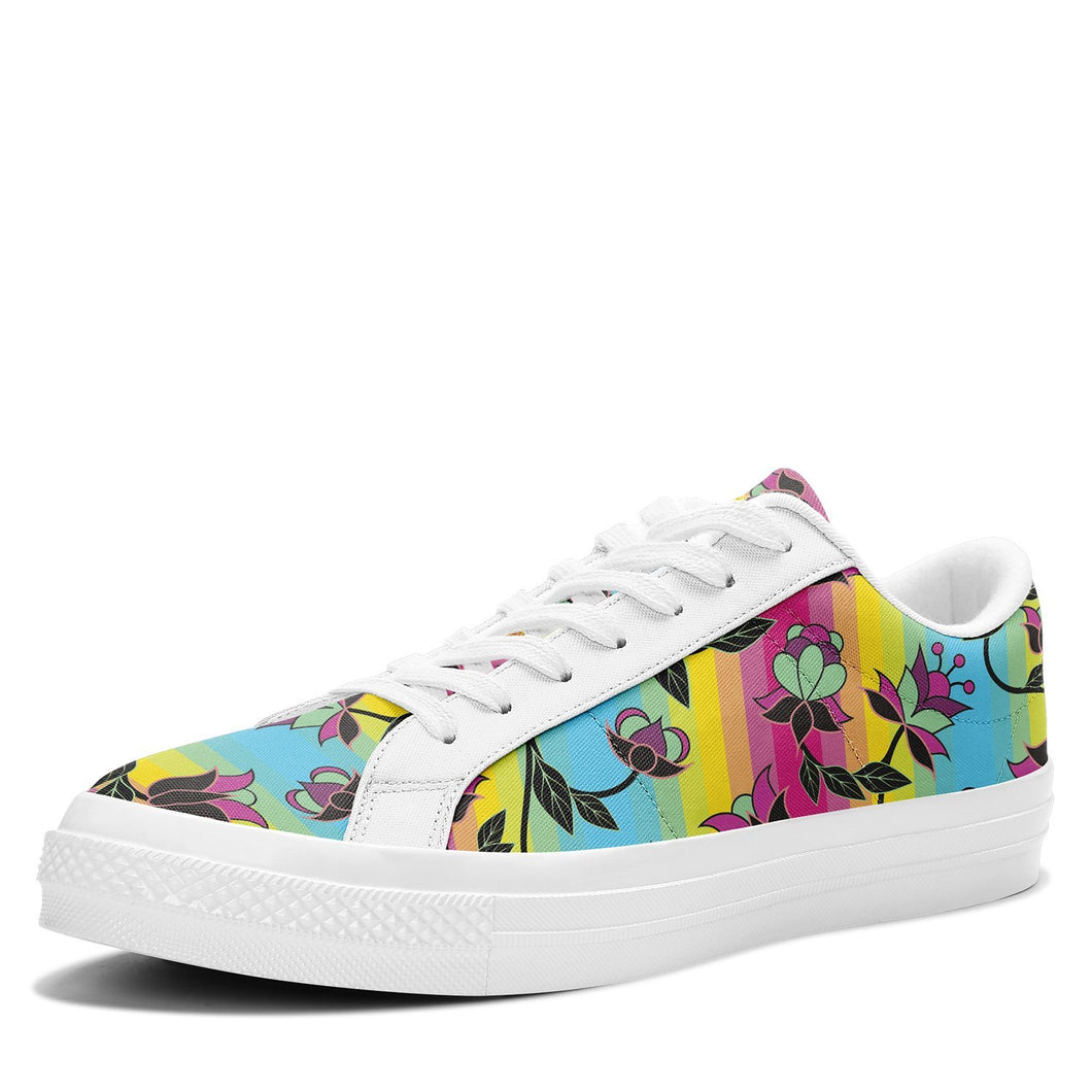 Powwow Carnival Aapisi Low Top Canvas Shoes White Sole aapisi Herman 