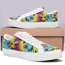 Load image into Gallery viewer, Powwow Carnival Aapisi Low Top Canvas Shoes White Sole aapisi Herman 
