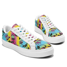 Load image into Gallery viewer, Powwow Carnival Aapisi Low Top Canvas Shoes White Sole aapisi Herman 
