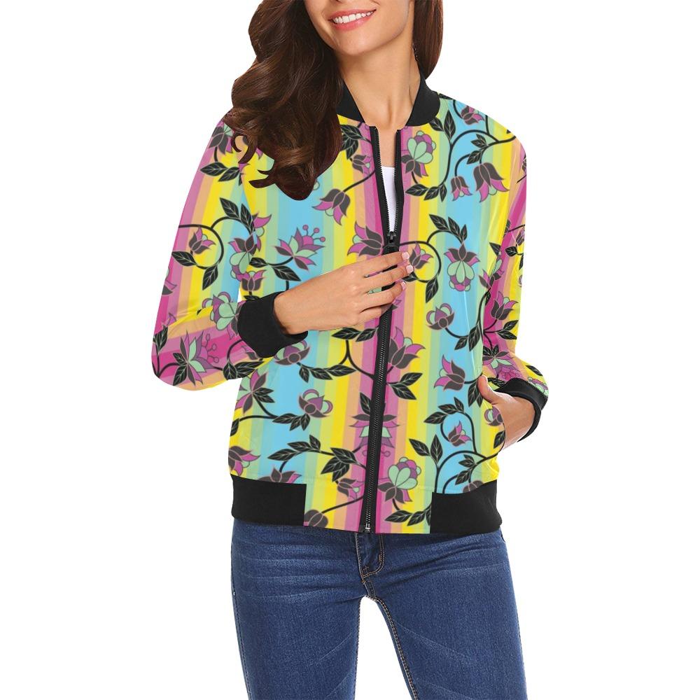 Powwow Carnival All Over Print Bomber Jacket for Women (Model H19) All Over Print Bomber Jacket for Women (H19) e-joyer 