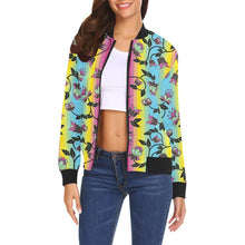 Load image into Gallery viewer, Powwow Carnival All Over Print Bomber Jacket for Women (Model H19) All Over Print Bomber Jacket for Women (H19) e-joyer 
