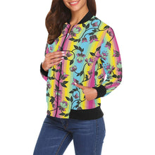 Load image into Gallery viewer, Powwow Carnival All Over Print Bomber Jacket for Women (Model H19) All Over Print Bomber Jacket for Women (H19) e-joyer 
