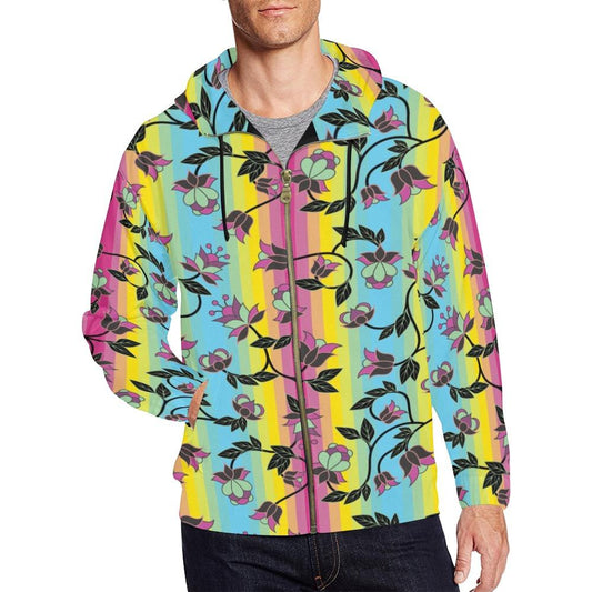 Powwow Carnival All Over Print Full Zip Hoodie for Men (Model H14) All Over Print Full Zip Hoodie for Men (H14) e-joyer 