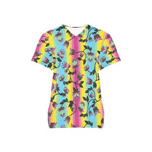 Load image into Gallery viewer, Powwow Carnival All Over Print Scrub Top Scrub Top e-joyer 
