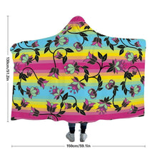 Load image into Gallery viewer, Powwow Carnival Hooded Blanket blanket 49 Dzine 
