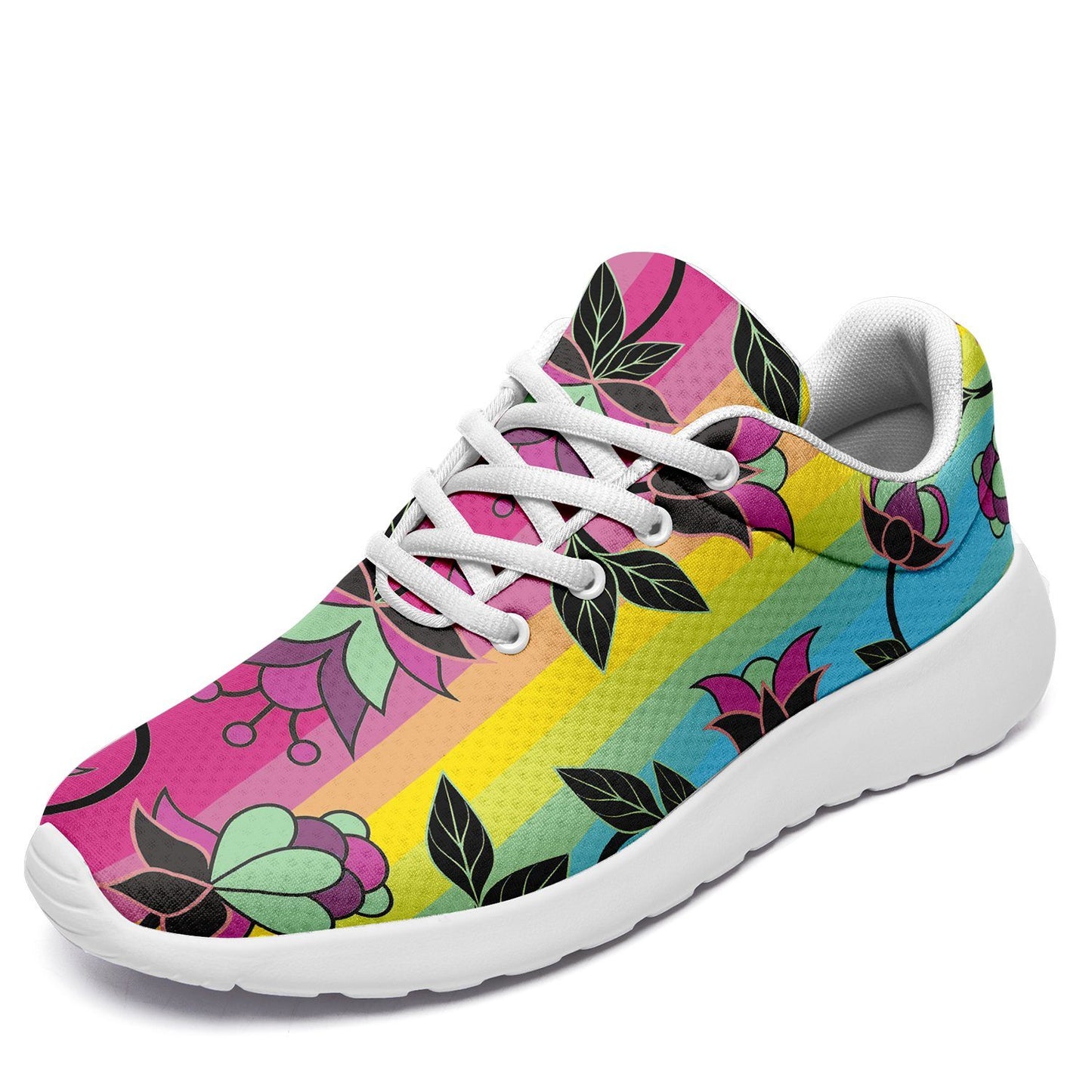 Powwow Carnival Ikkaayi Sport Sneakers ikkaayi Herman US Women 4.5 / US Youth 3.5 / EUR 35 White Sole 