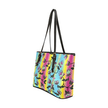 Load image into Gallery viewer, Powwow Carnival Leather Tote Bag/Large (Model 1640) Leather Tote Bag (1640) e-joyer 
