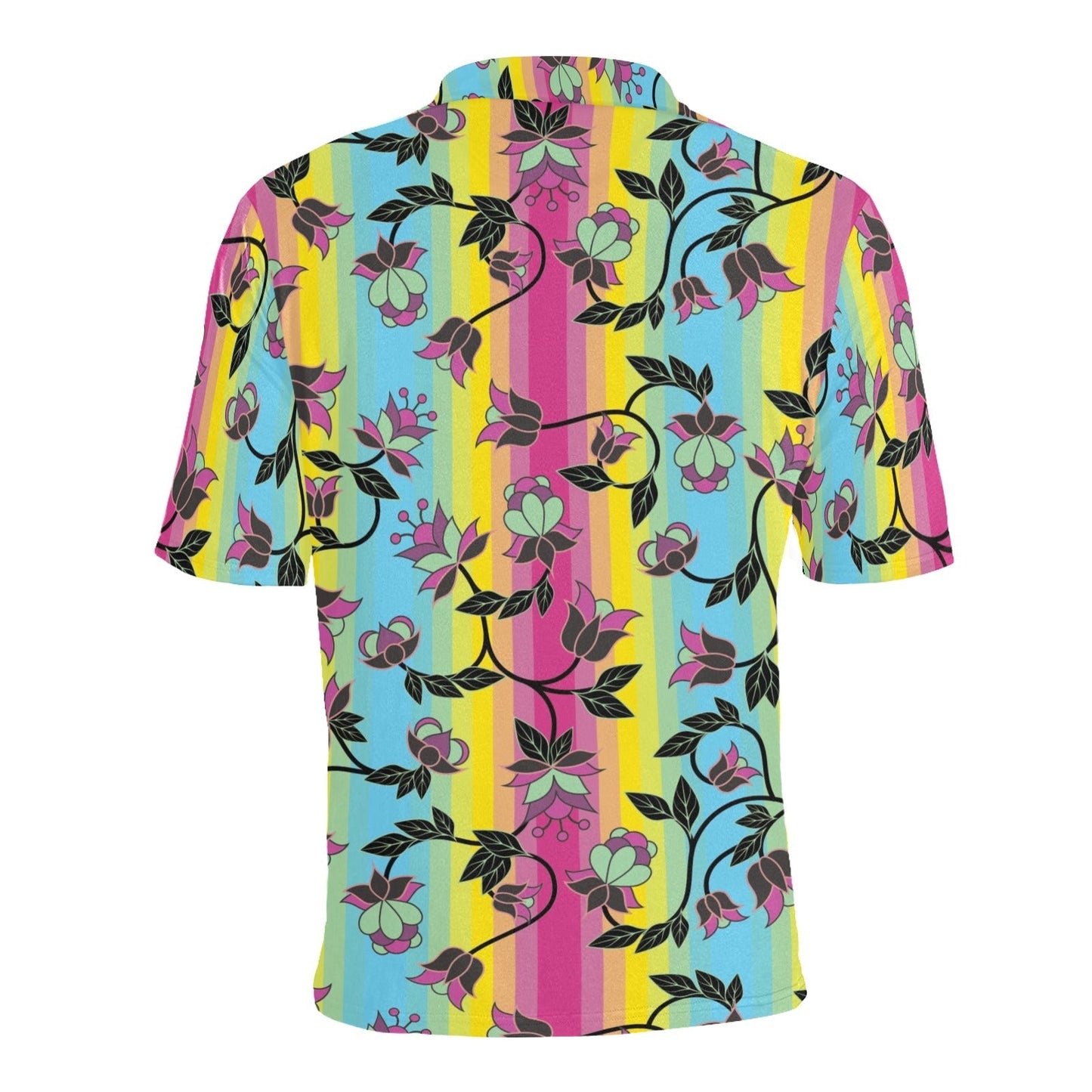 Powwow Carnival Men's All Over Print Polo Shirt (Model T55) Men's Polo Shirt (Model T55) e-joyer 