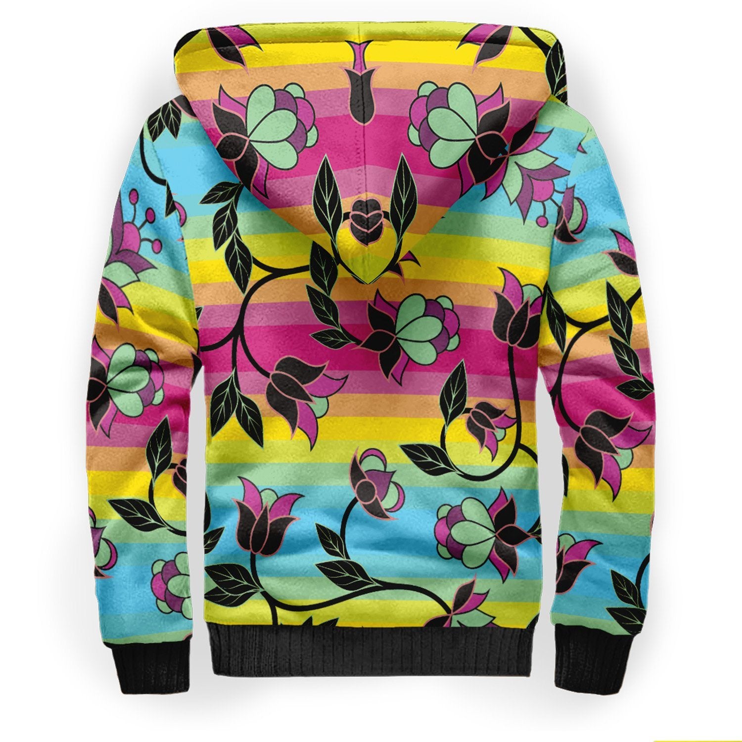 Powwow Carnival Sherpa Hoodie hoodie Herman 