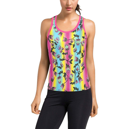 Powwow Carnival Women's Racerback Tank Top (Model T60) Racerback Tank Top (T60) e-joyer 