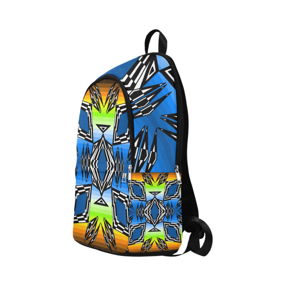 Prairie Fire Autumn Fabric Adult Backpack (Model 1659) Casual Backpack for Adult (1659) e-joyer 