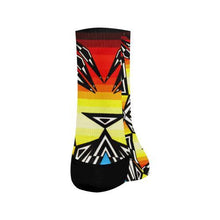 Load image into Gallery viewer, Prairie Fire Medicine Wheel Crew Socks Crew Socks e-joyer 
