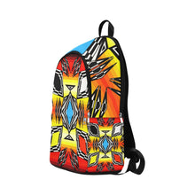 Load image into Gallery viewer, Prairie Fire Medicine Wheel Fabric Adult Backpack (Model 1659) Casual Backpack for Adult (1659) e-joyer 
