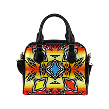 Load image into Gallery viewer, Prairie Fire Medicine Wheel Shoulder Handbag (Model 1634) Shoulder Handbags (1634) e-joyer 
