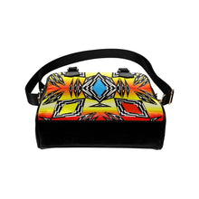 Load image into Gallery viewer, Prairie Fire Medicine Wheel Shoulder Handbag (Model 1634) Shoulder Handbags (1634) e-joyer 
