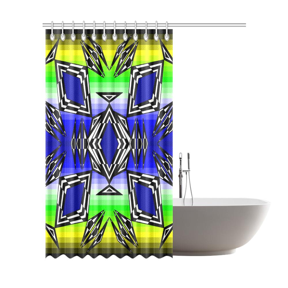 Prairie Fire Spring Shower Curtain 72"x84" Shower Curtain 72"x84" e-joyer 