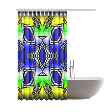 Load image into Gallery viewer, Prairie Fire Spring Shower Curtain 72&quot;x84&quot; Shower Curtain 72&quot;x84&quot; e-joyer 
