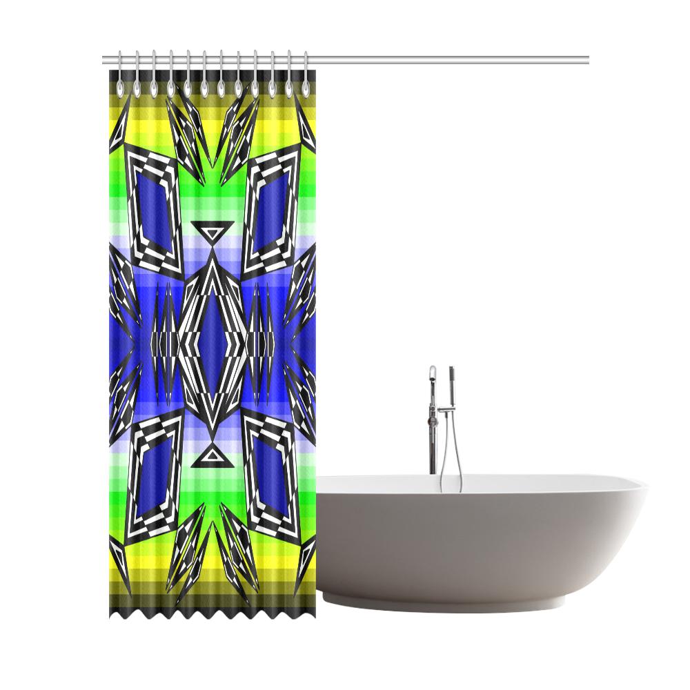 Prairie Fire Spring Shower Curtain 72"x84" Shower Curtain 72"x84" e-joyer 