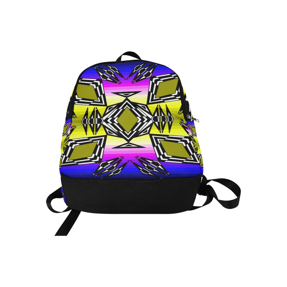 Prairie Fire Sunset Fabric Adult Backpack (Model 1659) Casual Backpack for Adult (1659) e-joyer 