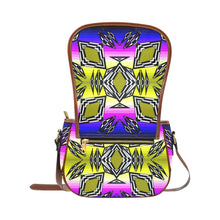 Load image into Gallery viewer, Prairie Fire Sunset Saddle Bag/Large (Model 1649) Saddle Bag/Large e-joyer 
