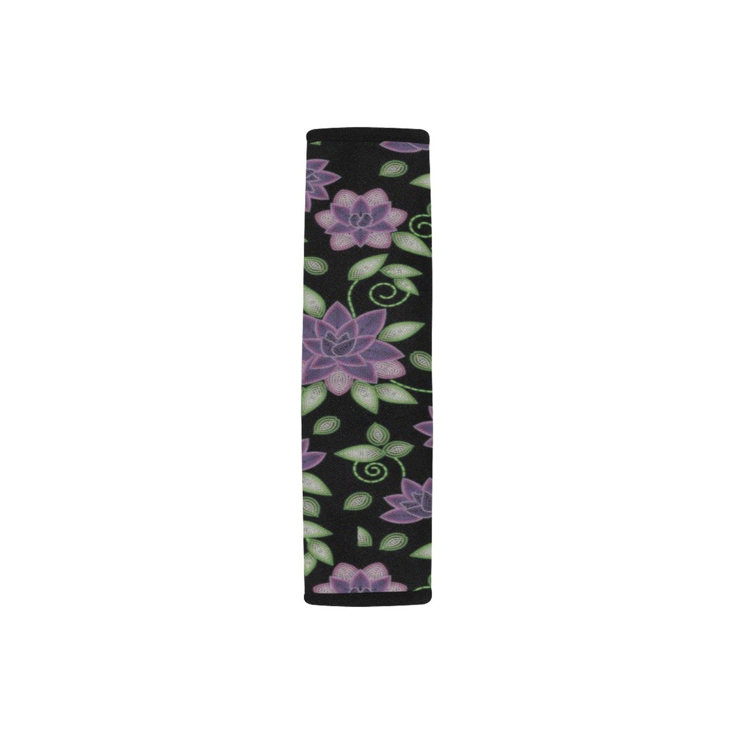 Purple Beaded Rose Car Seat Belt Cover 7''x12.6'' (Pack of 2) Car Seat Belt Cover 7x12.6 (Pack of 2) e-joyer 