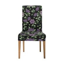 Load image into Gallery viewer, Purple Beaded Rose Chair Cover (Pack of 6) Chair Cover (Pack of 6) e-joyer 
