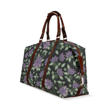 Load image into Gallery viewer, Purple Beaded Rose Classic Travel Bag (Model 1643) Remake Classic Travel Bags (1643) e-joyer 
