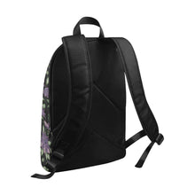 Load image into Gallery viewer, Purple Beaded Rose Fabric Backpack for Adult (Model 1659) Casual Backpack for Adult (1659) e-joyer 
