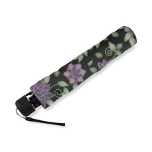 Load image into Gallery viewer, Purple Beaded Rose Foldable Umbrella (Model U01) Foldable Umbrella e-joyer 
