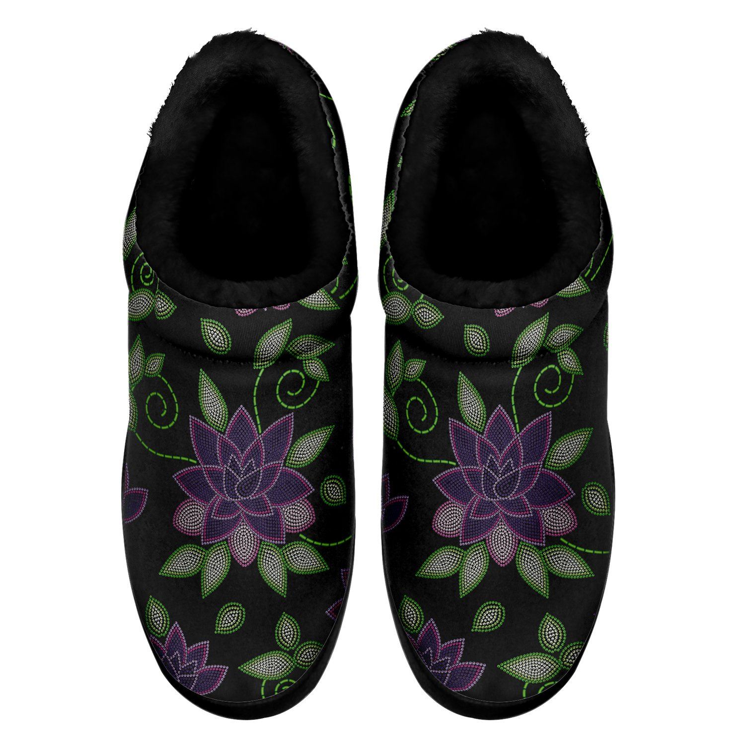 Purple Beaded Rose Ikinnii Indoor Slipper 49 Dzine 