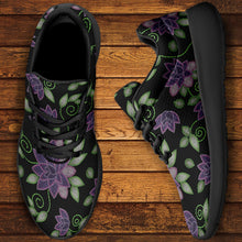 Load image into Gallery viewer, Purple Beaded Rose Ikkaayi Sport Sneakers ikkaayi Herman 
