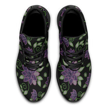 Load image into Gallery viewer, Purple Beaded Rose Ikkaayi Sport Sneakers ikkaayi Herman 
