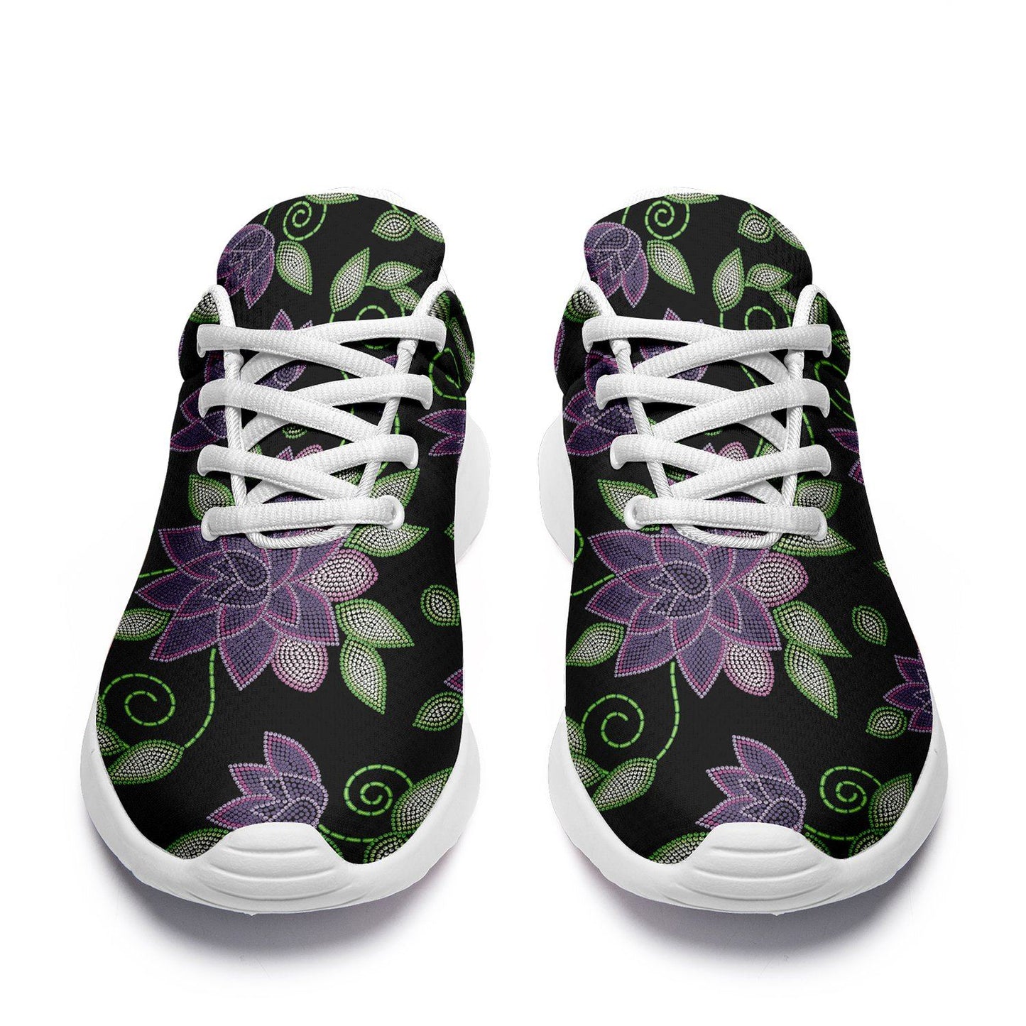 Purple Beaded Rose Ikkaayi Sport Sneakers ikkaayi Herman 