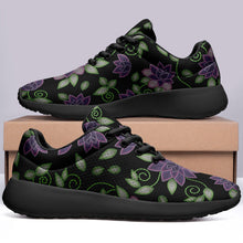 Load image into Gallery viewer, Purple Beaded Rose Ikkaayi Sport Sneakers ikkaayi Herman 
