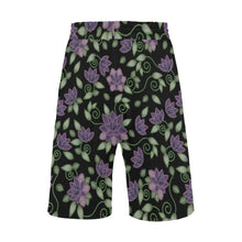 Load image into Gallery viewer, Purple Beaded Rose Men&#39;s All Over Print Casual Shorts (Model L23) Men&#39;s Casual Shorts (L23) e-joyer 
