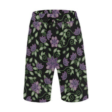 Load image into Gallery viewer, Purple Beaded Rose Men&#39;s All Over Print Casual Shorts (Model L23) Men&#39;s Casual Shorts (L23) e-joyer 
