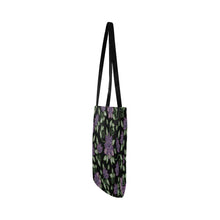 Load image into Gallery viewer, Purple Beaded Rose Reusable Shopping Bag Model 1660 (Two sides) Shopping Tote Bag (1660) e-joyer 
